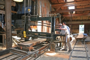 Das S&auml;gewerk von innen